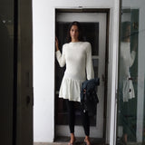 Gaia Dress White