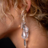 Clear Drop Earrings