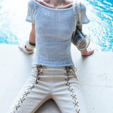 Rita Top Silver