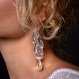 Clear Drop Earrings