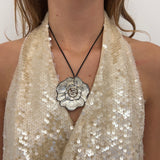 Flor Necklace Silver