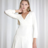 Gaia Dress White