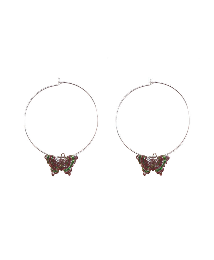 Dalia Hoops Silver