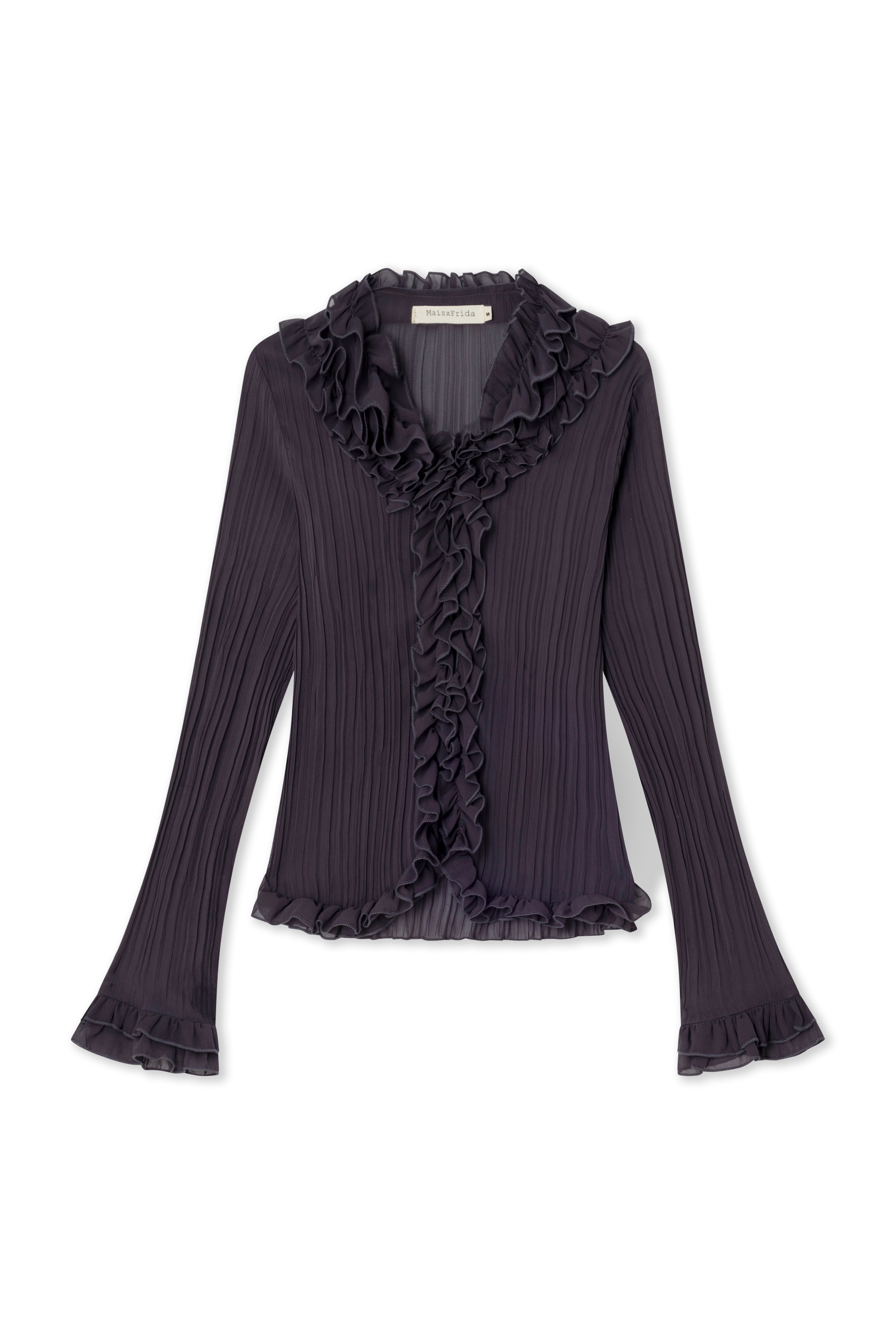 heyon ヘヨン　lsabelle blouse KARABLOUSE_AUBERGINE_1_af2cd4e