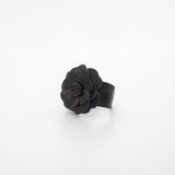 Fiore Leather Bracelet Black