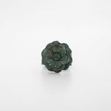 Fiore Leather Bracelet Dark Green