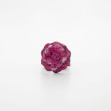 Fiore Leather Bracelet Fuchsia