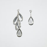 Clear Drop Earrings