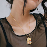 Placa Necklace Gold