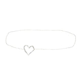 Heart Belt Silver