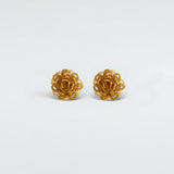 Rose Earrings Gold