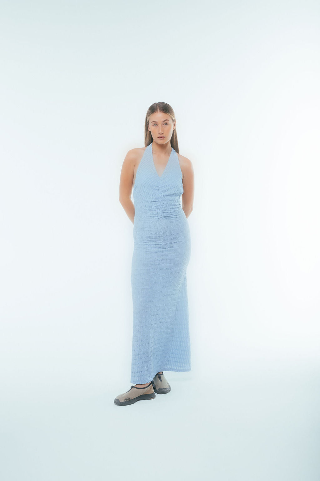 Skies are blue juliana knit maxi dress Clearance