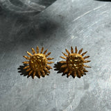 Sun Earrings Gold