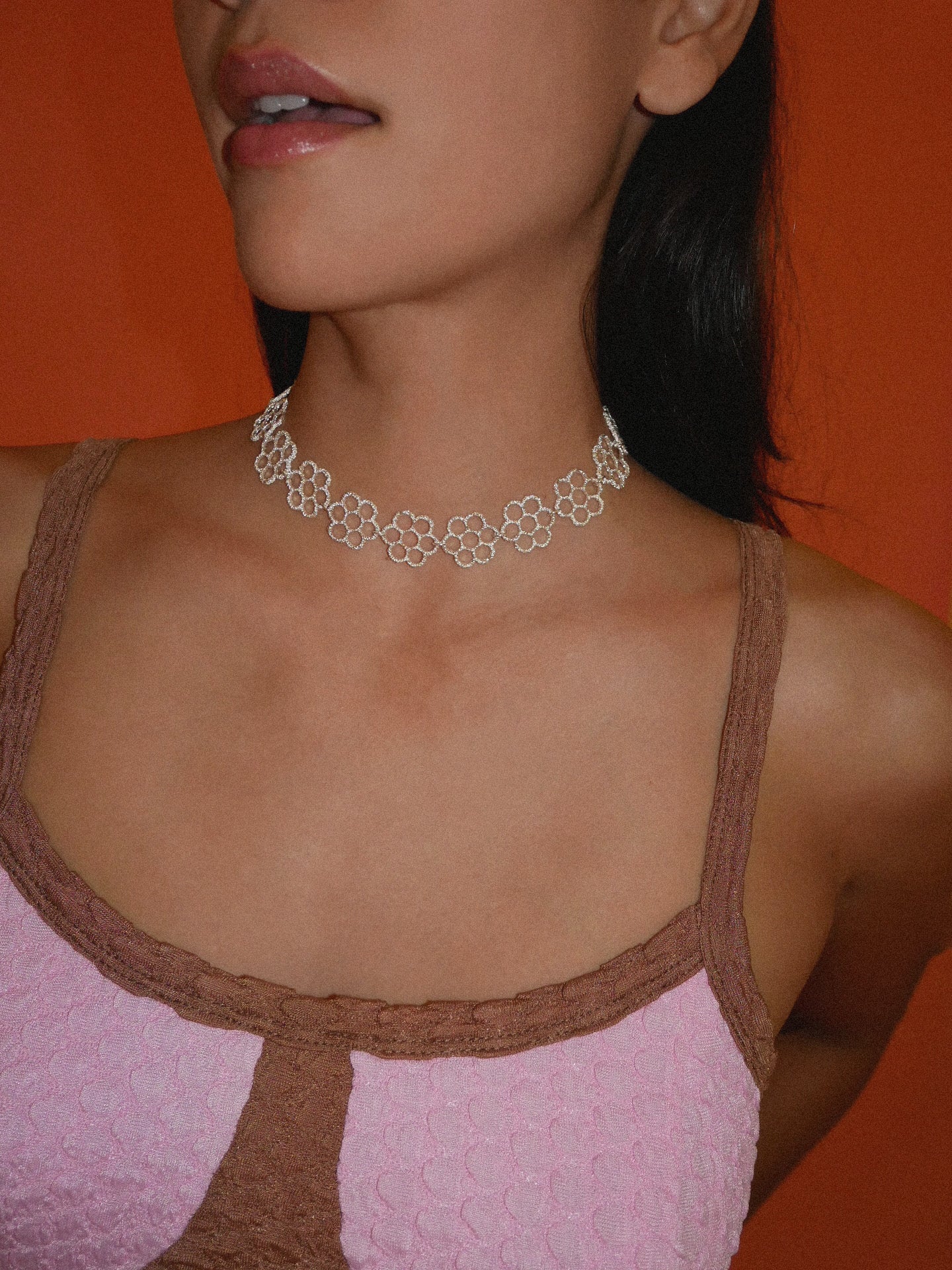 Honey Necklace Silver