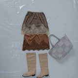 Lace Skirt Bronze