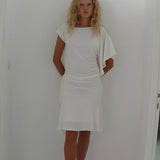 Gaia Skirt White