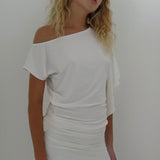 Gaia Skirt White