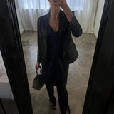 Uma Dress Navy