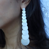 Monedas Earrings Silver