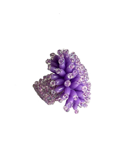 Purple Anemona Ring