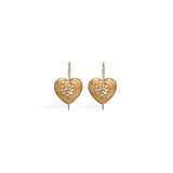 Gray Earrings Gold