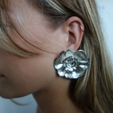 Flor Earrings Silver