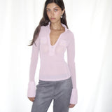 Silvia Polo Top Blush