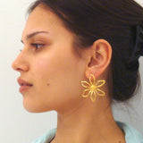 Gumamela Earrings Gold