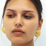 Swirl Earrings Gold