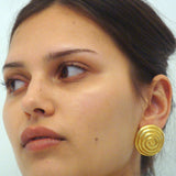 Swirl Earrings Gold
