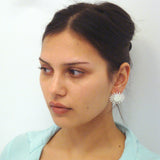 Sun Earrings Silver