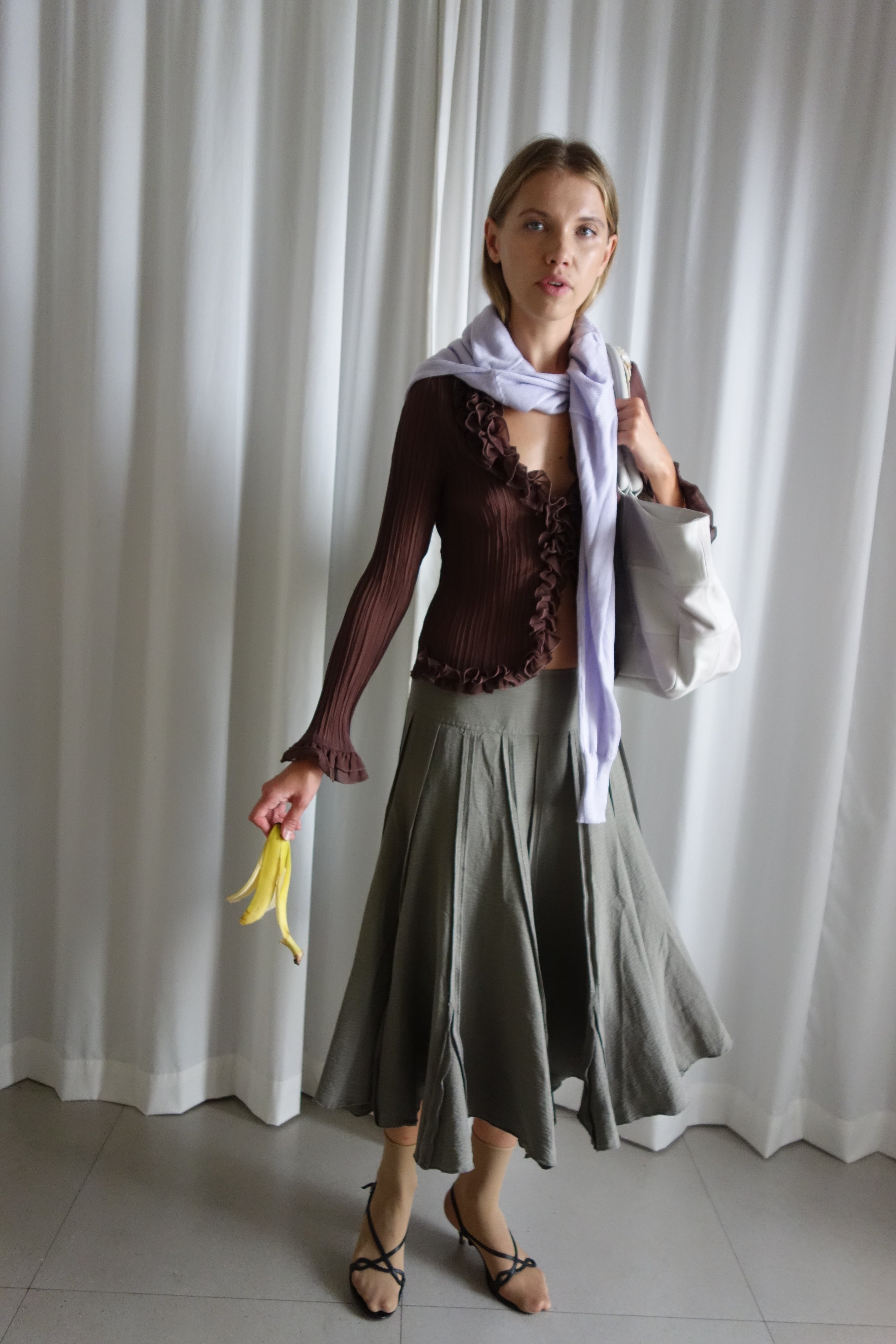 Delfina Skirt Taupe – Mais X Frida