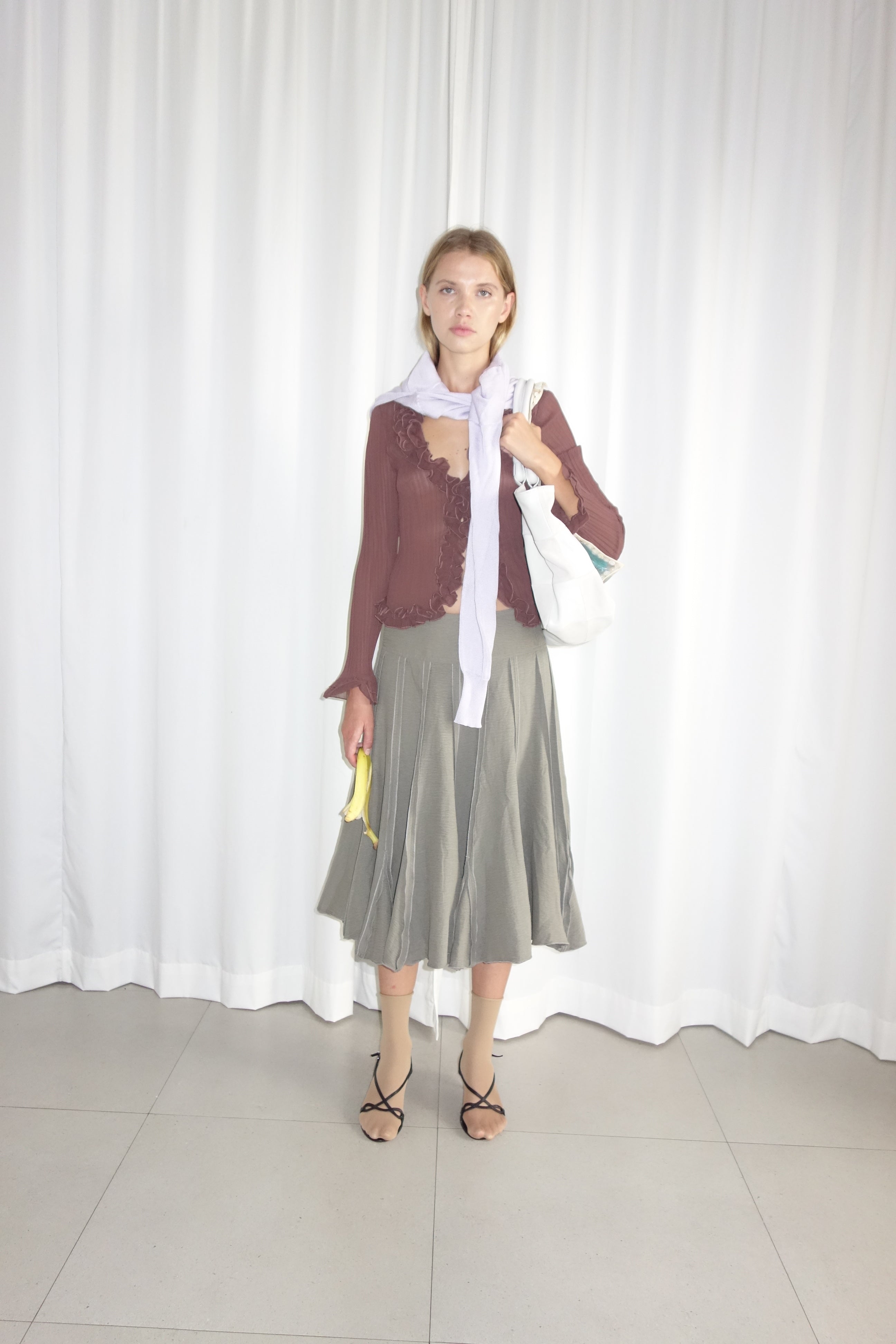 Delfina Skirt Taupe – Mais X Frida