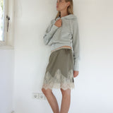 Lace Skirt Taupe