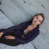 Kara Blouse Aubergine