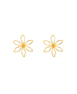 Gumamela Earrings Gold