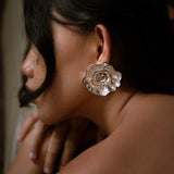 Flor Earrings Silver