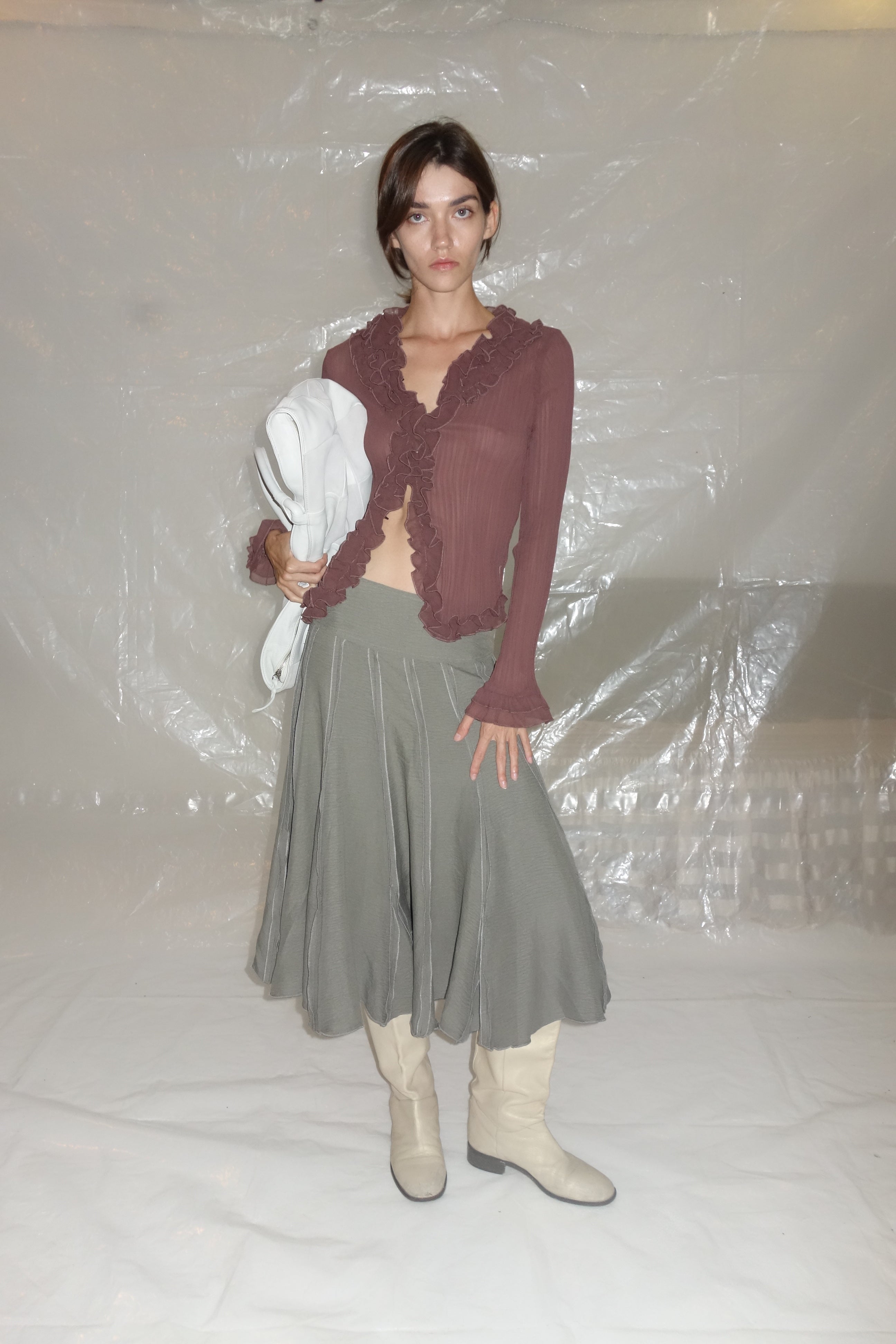 Delfina Skirt Taupe – Mais X Frida