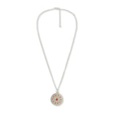 Fire Necklace Silver