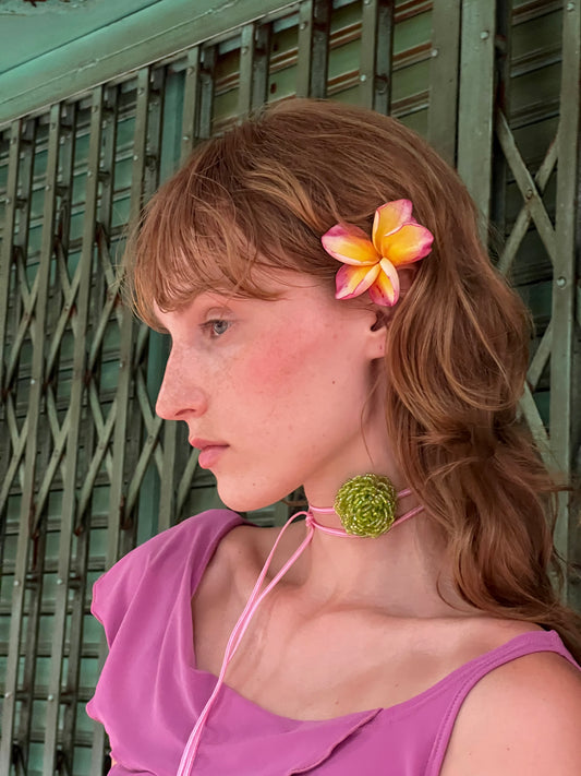 Rose Choker Green