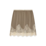 Lace Skirt Taupe