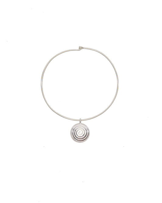 Spiral Choker Silver