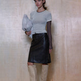 Sporty Mesh Top Brown