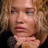Silver Anemona Ring