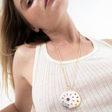 Fire Necklace Silver