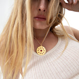 Fire Necklace Gold