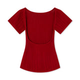 Rita Top Red