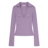 Silvia Polo Top Purple