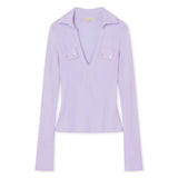 Silvia Polo Top Purple