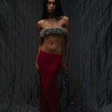 Allegra Long Skirt Red